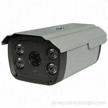 Weatherproof IR Camera with 650TVL, 4 IR-III LEDs, IR Lens, CS Mount, OSD Menu